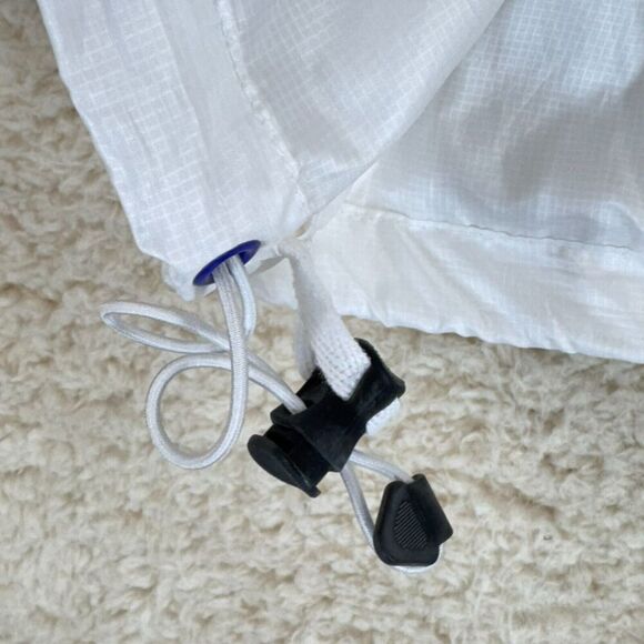 Nike Golf Convertible Hooded Jacket Vest White S Zip Up Long Sleeve Lightweight - Picture 5 of 11